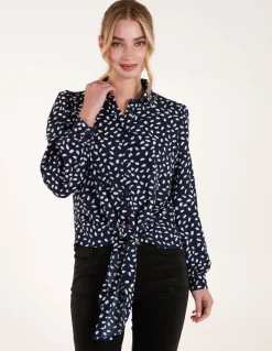 Abstract Polka Dot Oversized Shirt