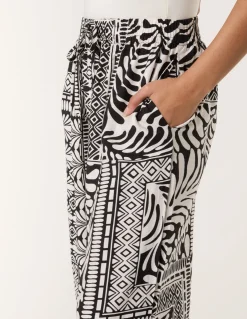 Abstract Print Trousers