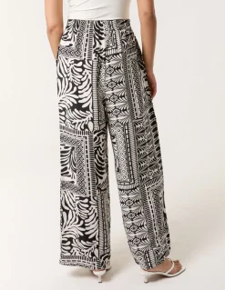 Abstract Print Trousers