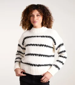 Abstract Stripe Jumper