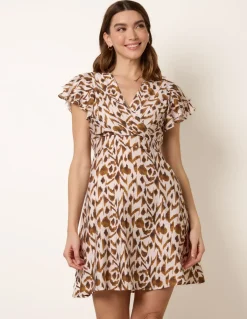 Angel Sleeve Mini Dress