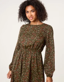 Animal Print Midi Dress