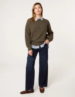 Argyle Texture Knit Jumper
