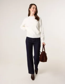 Argyle Texture Knit Jumper