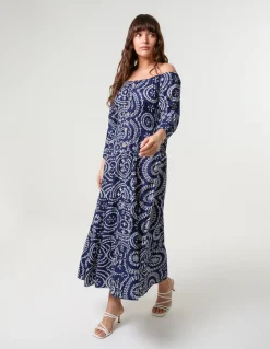 Bardot Coconut Button Maxi Dress