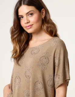 Batik Print Top