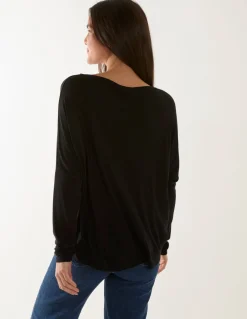Batwing High Low Top
