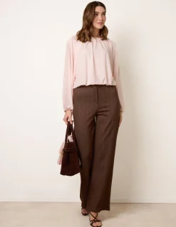 Batwing Puffball Blouse