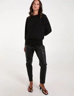 Batwing Top With Diamantes