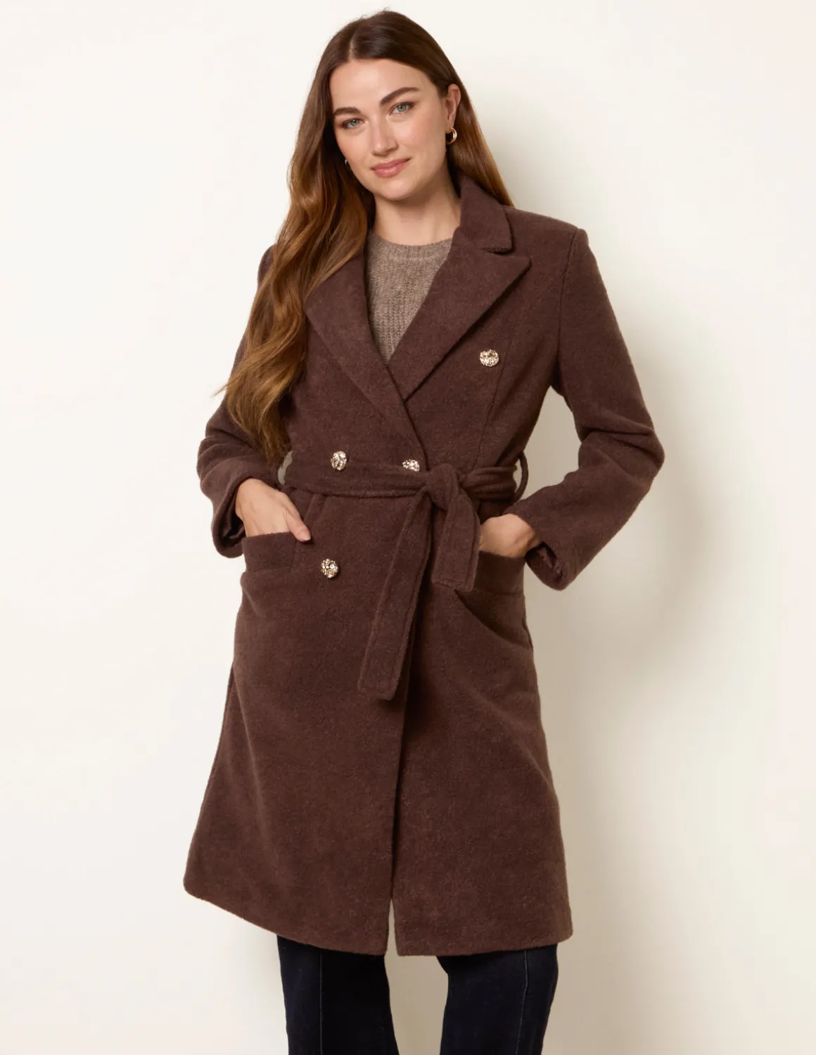 Belted Long Coat