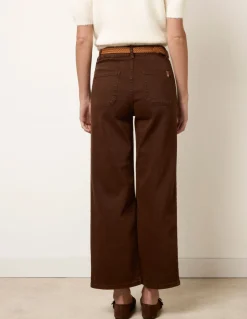 Belted Wide Leg Jeans