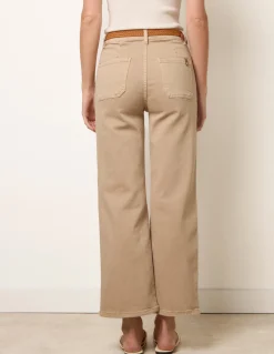 Belted Wide Leg Jeans
