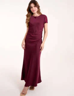 Bias Cut Batwing Slip Dress