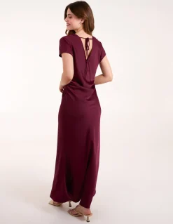 Bias Cut Batwing Slip Dress