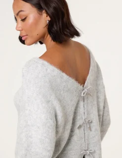 Bow Knit Cardigan