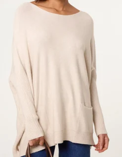 Boxy Jumper With Buttons
