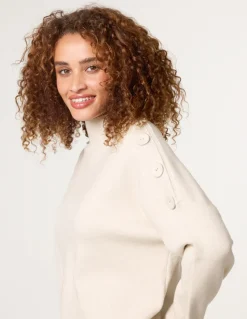 Button Shoulder Jumper