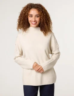 Button Shoulder Jumper