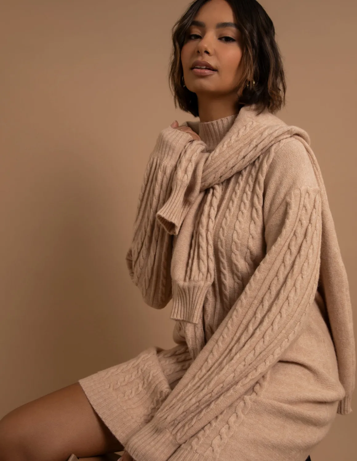 Cable Knit Dress