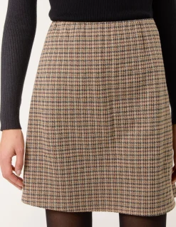 Check Mini Skirt