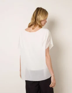 Chiffon Tie Knot Plain Top