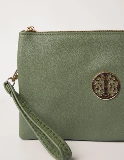 Clutch With Detachable Strap