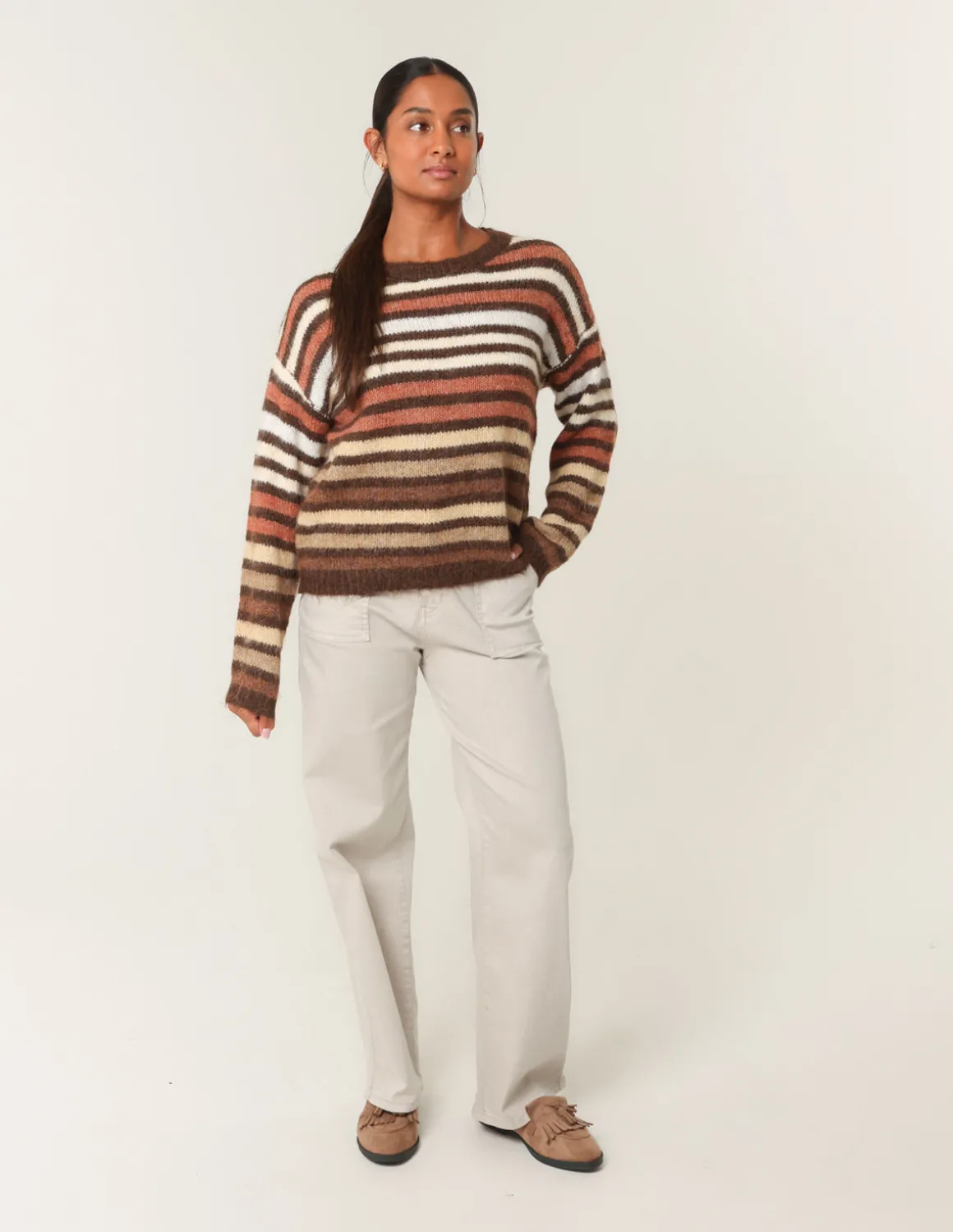 Colourful Jumper With Stripes