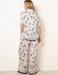 Co-Ord Set With Marine-Inspired Print