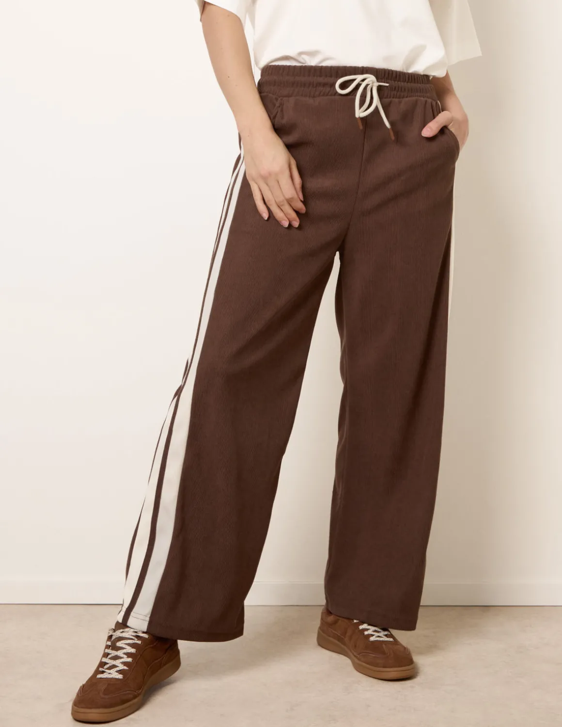 Corduroy Side Stripes Trousers