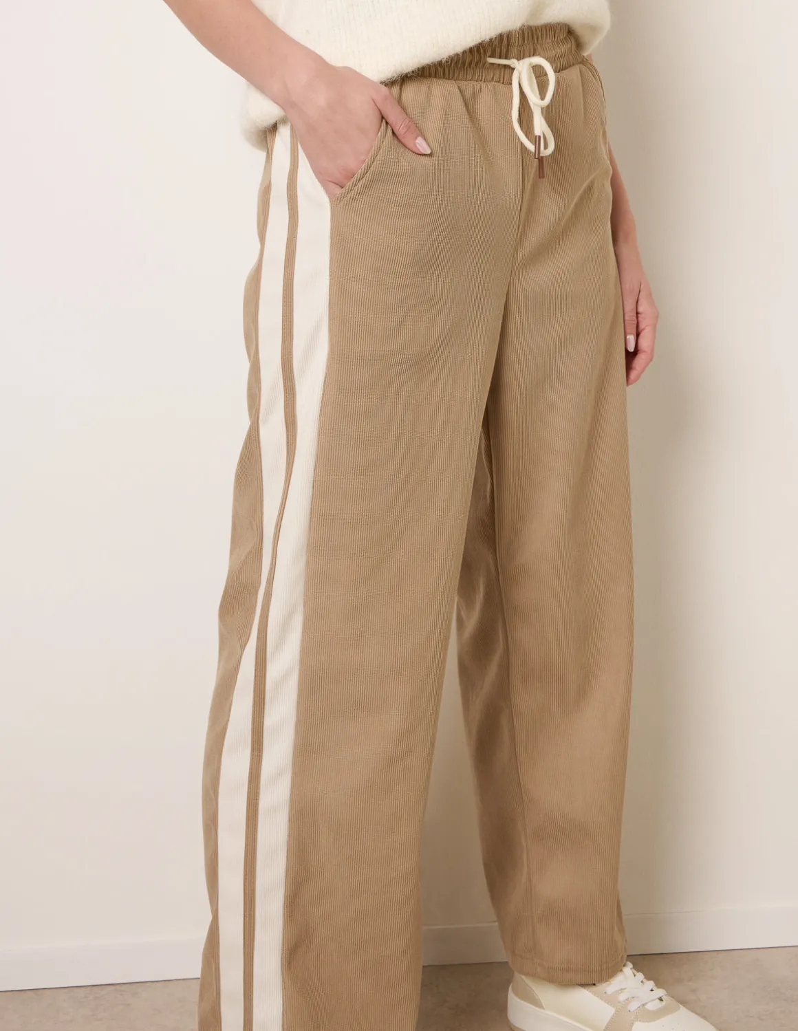 Corduroy Side Stripes Trousers