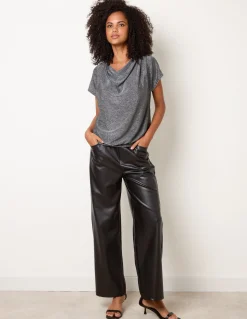 Cowl Neck Draped Top