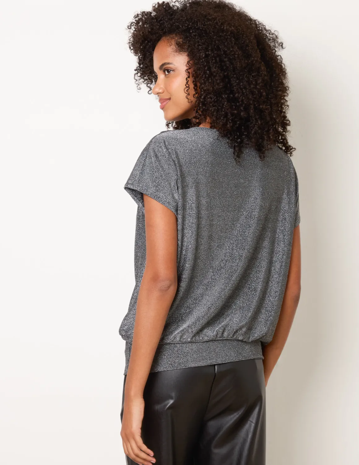 Cowl Neck Draped Top