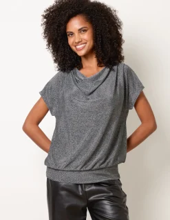 Cowl Neck Draped Top
