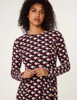 Crew Neck Mini Dress
