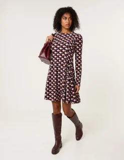 Crew Neck Mini Dress