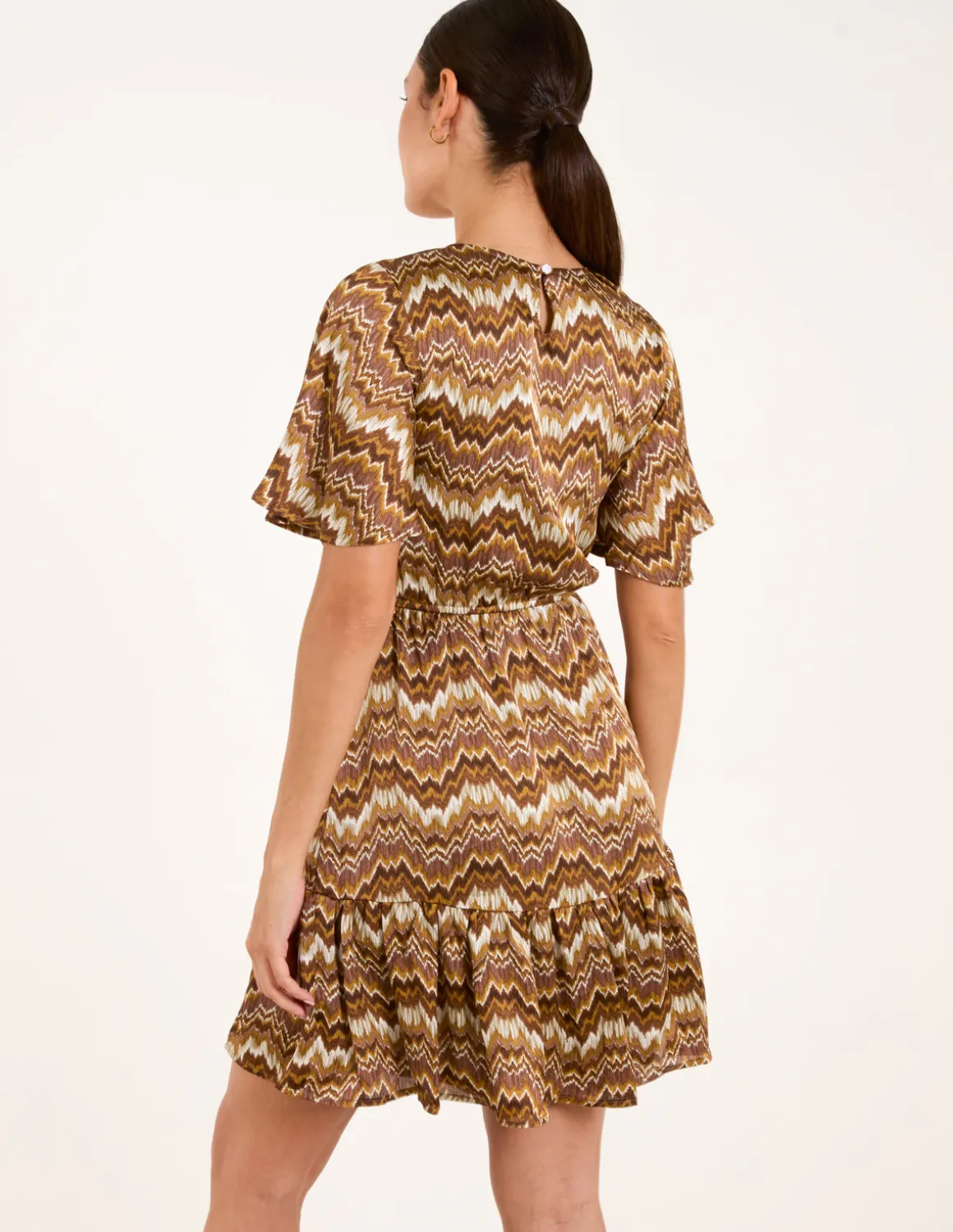 Crew Neck Mini Dress