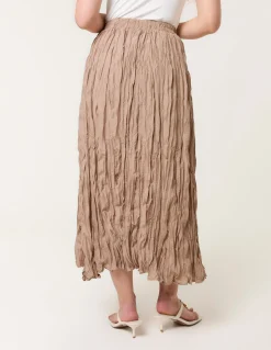 Crinkled Texture Skirt