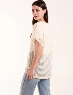 Crochet Batwing Oversized Top