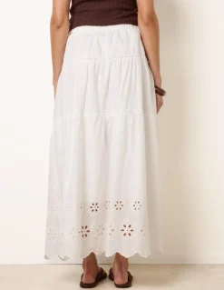 Crochet Detailed Maxi Skirt