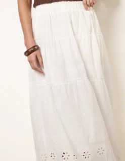 Crochet Detailed Maxi Skirt