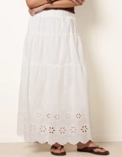 Crochet Detailed Maxi Skirt