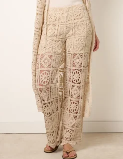 Crochet Flared Trousers