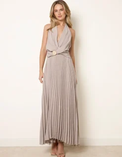 Cross Front Halter Dress