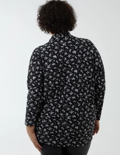 Curve Draped Dip Hem Top