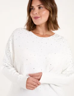 Curve Jumper With Silver Sparkle