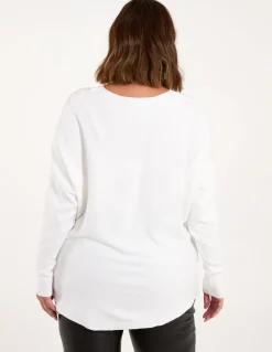 Curve Jumper With Silver Sparkle