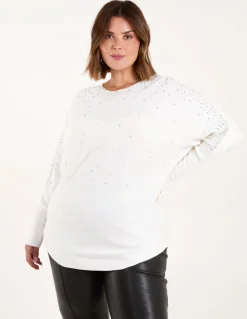 Curve Jumper With Silver Sparkle