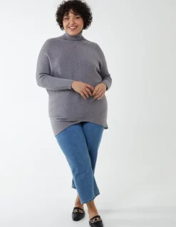 Curve Roll Neck Jumper