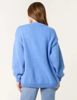 Daisy Large Flower Cardigan