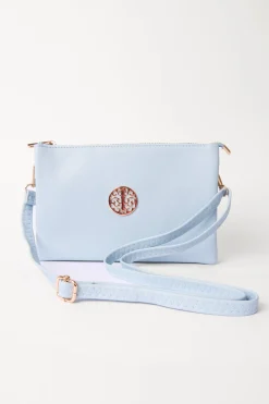 Detailed Zip Up Purse With Detachable Strap